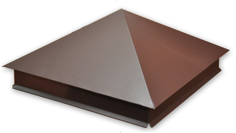 Металлический колпак цвет шоколадный